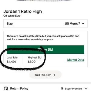 Jordan Retro High Off-White Sneakers